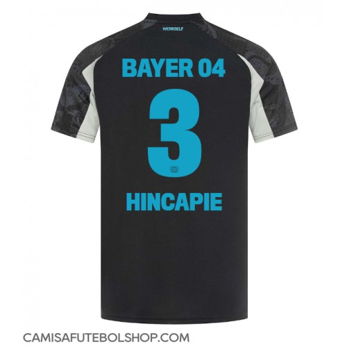 Camisa de time de futebol Bayer Leverkusen Piero Hincapie #3 Replicas 3º Equipamento 2024-25 Manga Curta